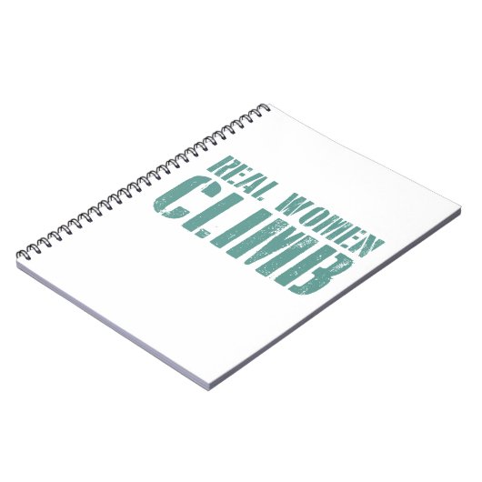 Echte vrouwen klimmen notitieboek (Linkerzijde)