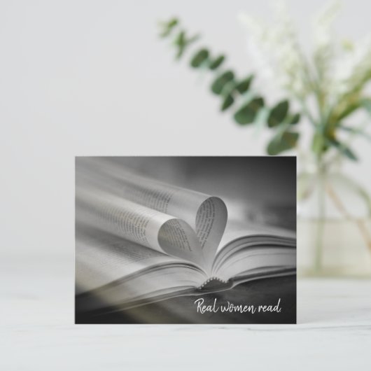 Echte vrouwen lezen Briefkaarten (Staand voorkant)