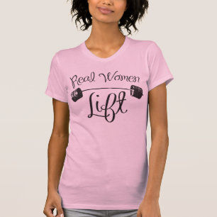 Echte Vrouwen Lift - Vrouw Bodybuilding Shirt