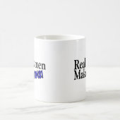 Echte vrouwen maken tweelingen (blauw) koffiemok (Center)