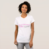 Echte vrouwen maken tweelingen t-shirt (Voorkant volledig)