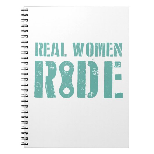 Echte vrouwen rijden notitieboek (Voorkant)