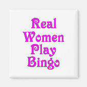 Echte vrouwen spelen bingo magneet (Voorkant)