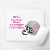 Echte vrouwen spelen een fantastisch Football Muismat (Met muis)
