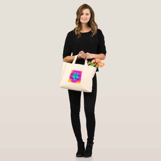 Echte vrouwen spelen een rol mini tote bag (Voorkant (model))