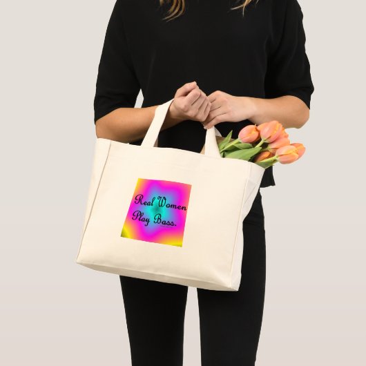 Echte vrouwen spelen een rol mini tote bag (Voorkant (product))