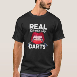 Echte vrouwen spelen kunstzinnige kunstzinnige kun t-shirt