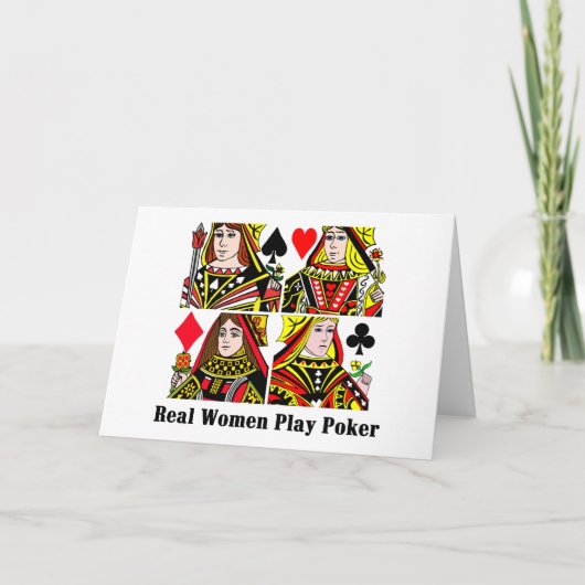 Echte vrouwen spelen poker (Voorkant)