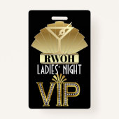 Echte vrouwen van... Lanyard Badge (Voorkant)