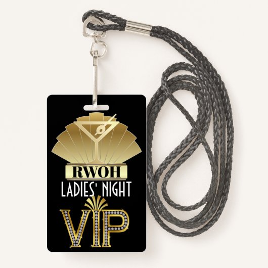 Echte vrouwen van... Lanyard Badge (Voorkant met draagriem)