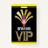 Echte vrouwen van... Lanyard Badge (Voorkant)