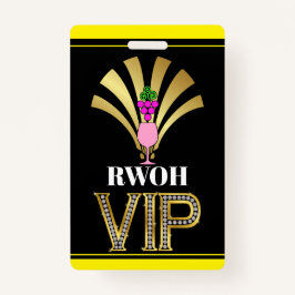 Echte vrouwen van... Lanyard Badge