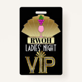 Echte vrouwen van... Lanyard Badge (Voorkant)