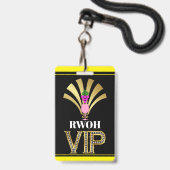 Echte vrouwen van ... veterbadge badge (Voorzijde met lanyard)