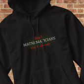 Echte wiskundigen hebben krommen | Funny Wiskunde Hoodie