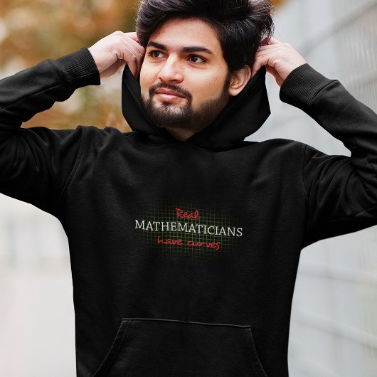 Echte wiskundigen hebben rondingen | Grappige wisk Hoodie