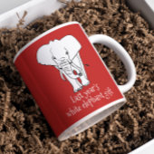 Echte Witte Olifant Kerstcadeau Grappig Koffiemok