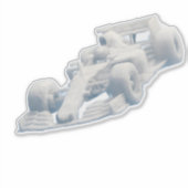 Echte wolkenracer vinyl sticker de (Voorkant)