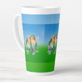 Echte woning & wonen latte mok (Linkerhoek)