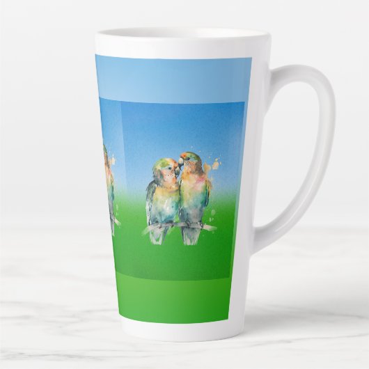 Echte woning & wonen latte mok (Rechts)