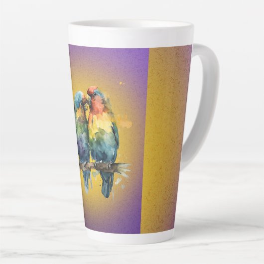 Echte woning & wonen latte mok (Rechterhoek)