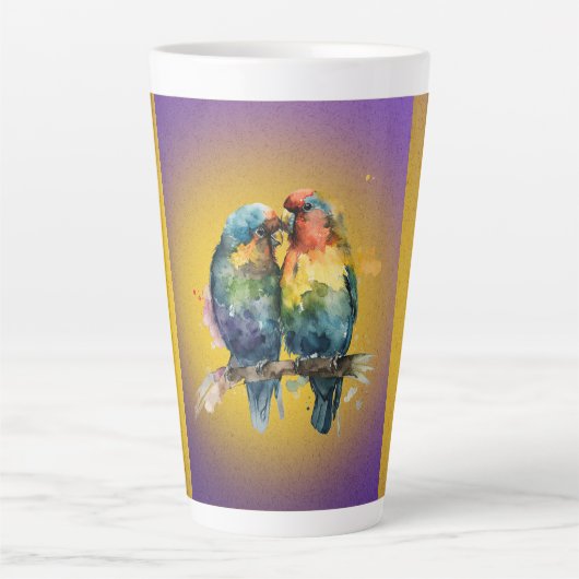 Echte woning & wonen latte mok (Voorkant)