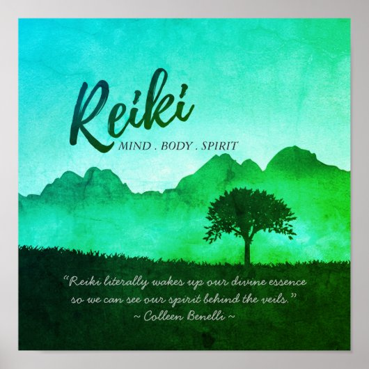 Echte Yoga Studio Meditation Instructor Quottes Poster (Voorkant)