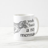 echte zeemeermin koffiemok (Voorkant rechts)