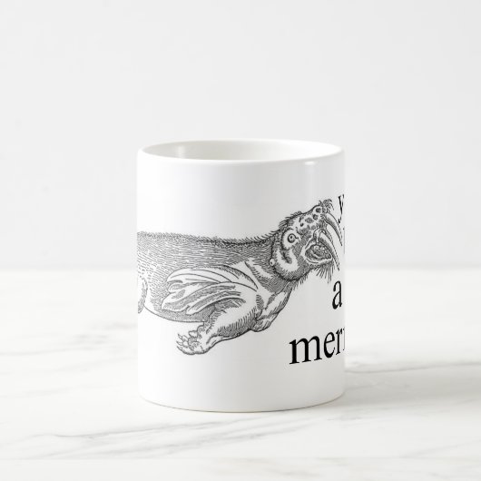 echte zeemeermin koffiemok (Center)