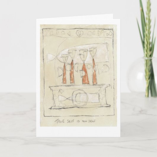 Echte zelf is niet zelf kaart (Voorkant)