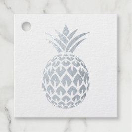 Echte Zilverfolie Ananas Evenementenplanner Bedankjes Labels