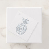 Echte Zilverfolie Ananas Evenementenplanner Bedankjes Labels (Met doos)