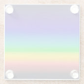 Echte zonne-energie glazen onderzetter (Achterkant)