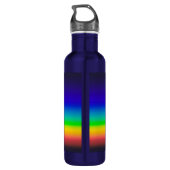 Echte zonne-energie waterfles  (Achterkant)