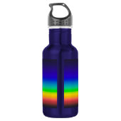 Echte zonne-energie waterfles  (Achterkant)