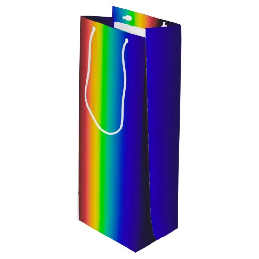 Echte zonne-energie wijn cadeautas (Voorkant Gekanteld)