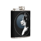 Echterlenmeyer Aangepaste siberiaanse Husky Drink  Heupfles (Rechts)
