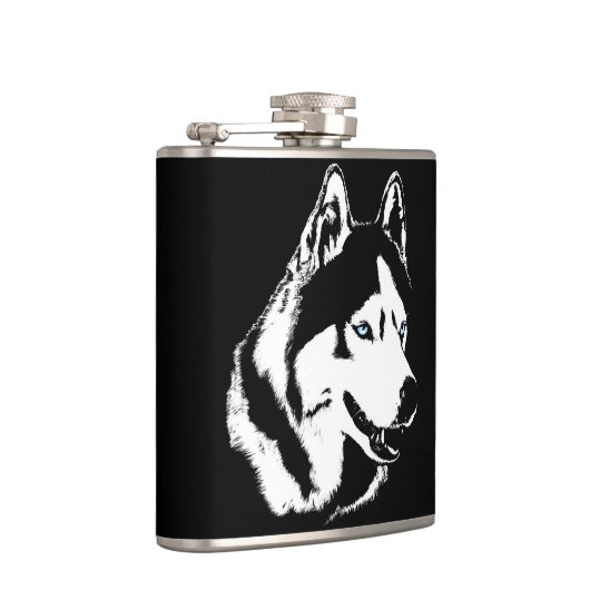 Echterlenmeyer Aangepaste Siberische Husky Drink F Heupfles (Rechts)