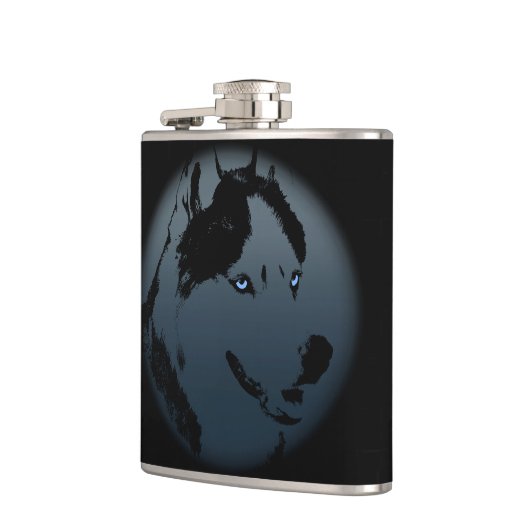 Echterlenmeyer Aangepaste Siberische Husky Drink F Heupfles (Links)