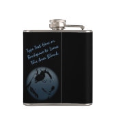 Echterlenmeyer Aangepaste Siberische Husky Drink F Heupfles (Achterkant)