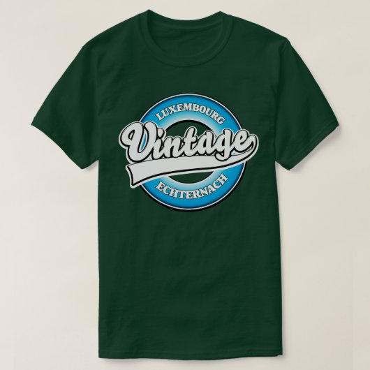 Echternach luxembourg stijl t-shirt (Design voorkant)