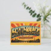 Echternach Luxemburg Basiliek Briefkaart (Staand voorkant)