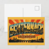 Echternach Luxemburg Basiliek Briefkaart (Voorkant / Achterkant)