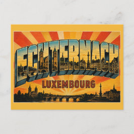 Echternach Luxemburg Basiliek Briefkaart