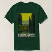 Echternach vintage-poster t-shirt (Design voorkant)