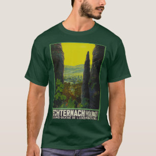Echternach vintage-poster t-shirt