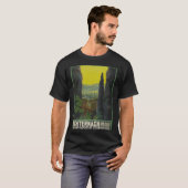 Echternach Vintage Reisposter T-shirt (Voorkant volledig)