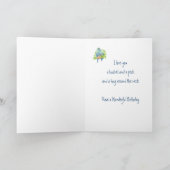 Echtgendag, Cute Romantic Parrots, Birds Kaart (Binnen)