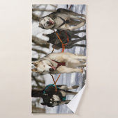 Echtgenige hondenrennen badhanddoek (Badhanddoek)