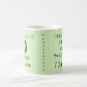 Echtgenoot 10 jaar huwelijk est jaar groen koffiemok (Center)